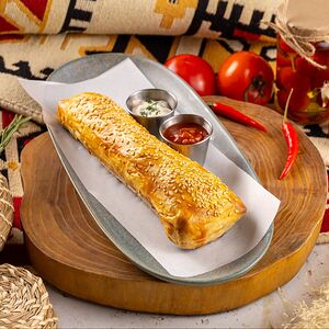 Самса с мозговой косточкой