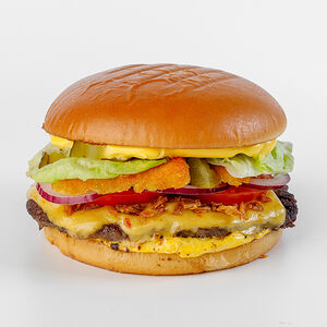 Бургер Сырный с Хэшбрауном