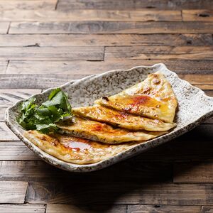 Хычин с творогом, сыром и зеленью 