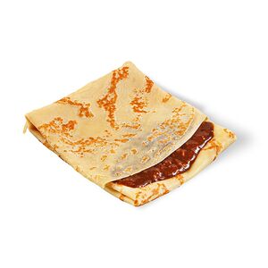 Блин с шоколадно-карамельной начинкой с арахисом