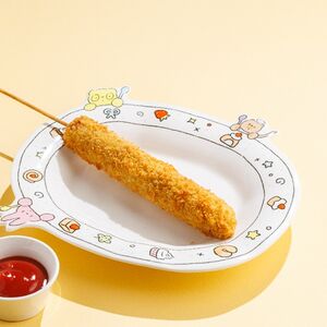 Корн-дог с куриной сосиской