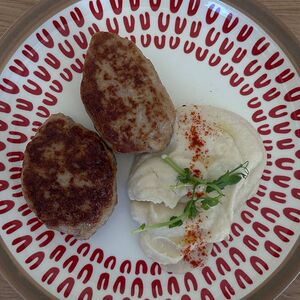 Котлеты с пюре из цветной капусты 
