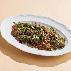 Куриная печень по-грузински