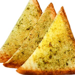 Гренки чесночные из белого хлеба