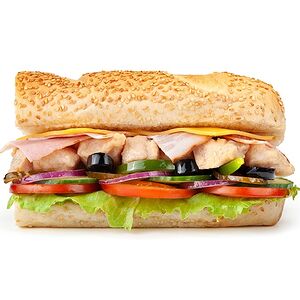 Курица и бекон мелт