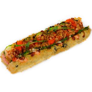 Ролл-дог с лососем