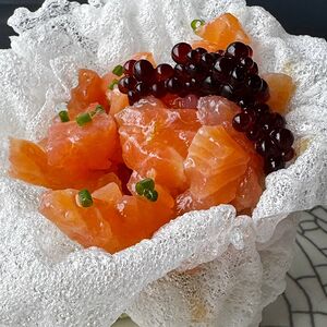 Тартар из лосося