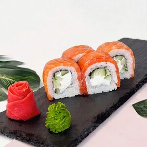 Шеф-ролл Филадельфия с огурцом (4 шт.)