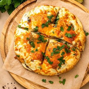 Мини с курицей и грибами 