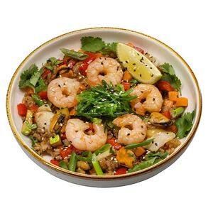 Рис с морепродуктами