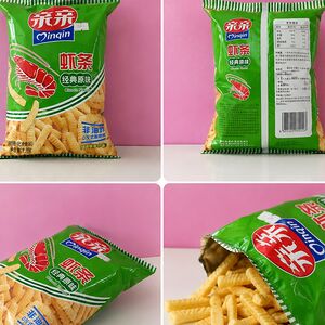 Креветочные чипсы с оригинальным вкусом QinQin 80 г