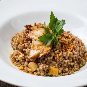 Гречетто с грибами