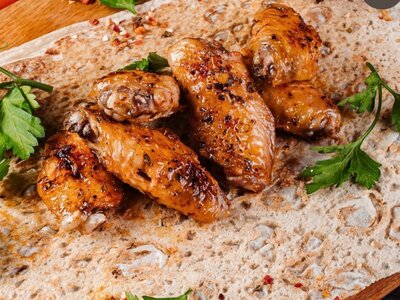 Шашлык из куриных крылышек