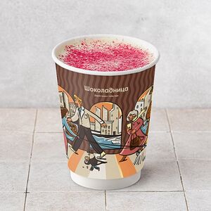 Латте Малина-фисташка