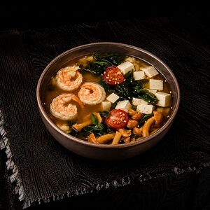 Мисо-суп с креветками