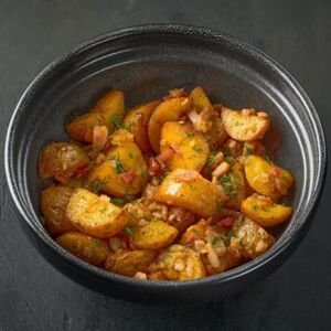 Картофель черри с беконом