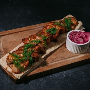 Шашлык из бедра куриного 300 гр