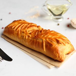 Мини-пирог с ветчиной и сыром