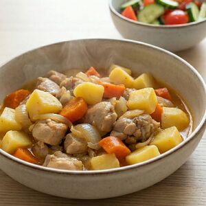 Овощное рагу с курицей 