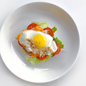 Бриошь с беконом