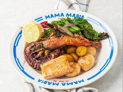 Тарелка морепродуктов