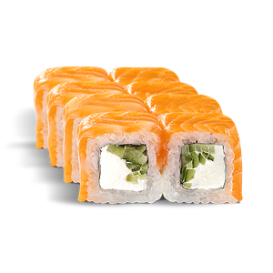 Ролл Филадельфия классика с огурцом