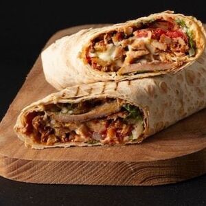 Шаурма из свинины на углях 