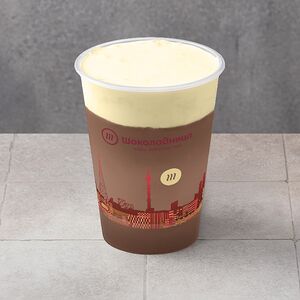 Айс-какао с банановой пеной