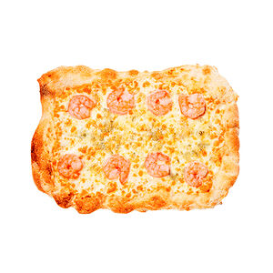 Пицца Креветка Дор Блю на римском тесте