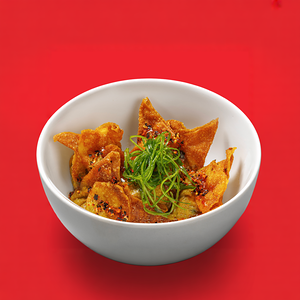 Вонтоны с курицей жареные