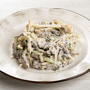 Салат Деликатесный с говяжьим языком