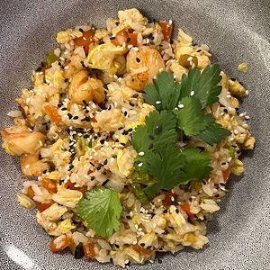 Теппаньяки с креветкой