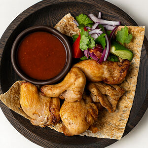 Шашлык из куриного бедра