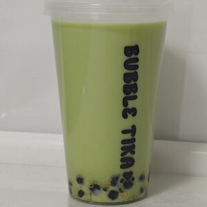 Латте Матча с тапиокой