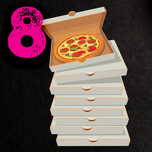 Восемь пицц сет 32