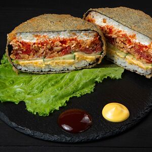 Суши-Бургер с крабом