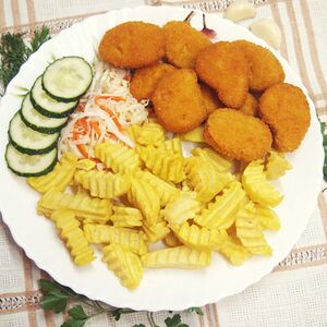 Наггетсы с гарниром
