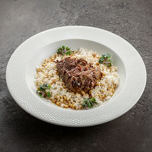 Птитим с телячьей щекой