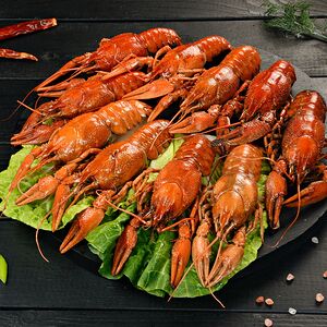 Раки варёные крупные