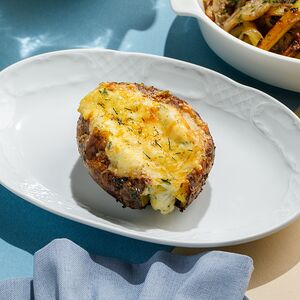 Запеченный картофель с сыром