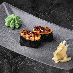 Суши запеченные с лососем