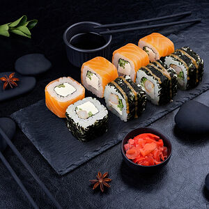 Ролл Филадельфия нежная креветка