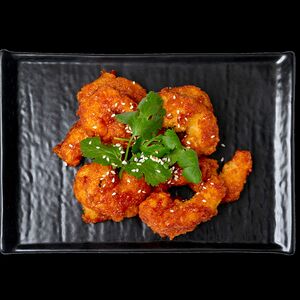 Хрустящие Креветки в кисло-сладком соусе