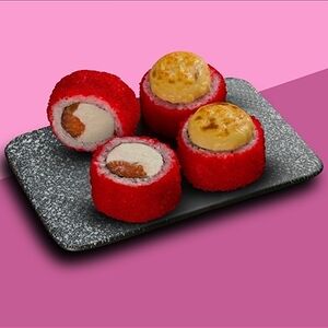 Запеченный с лососем 4 шт