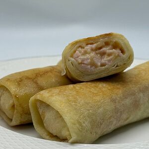 Блинчики с ветчиной и сыром (готовый продукт)
