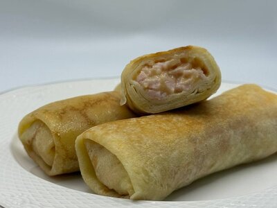 Блинчики с ветчиной и сыром (готовый продукт)