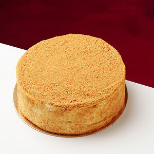 Торт Медовик с малиной