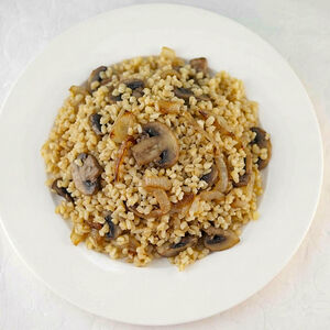 Булгур с грибами