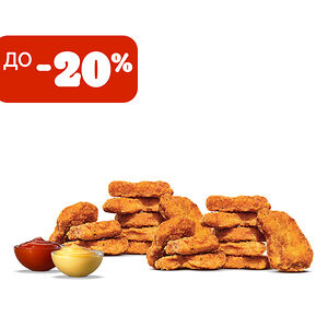 18 наггетсов с соусами