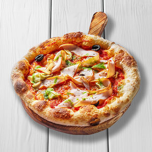 Пицца с курицей и артишоками 23 см